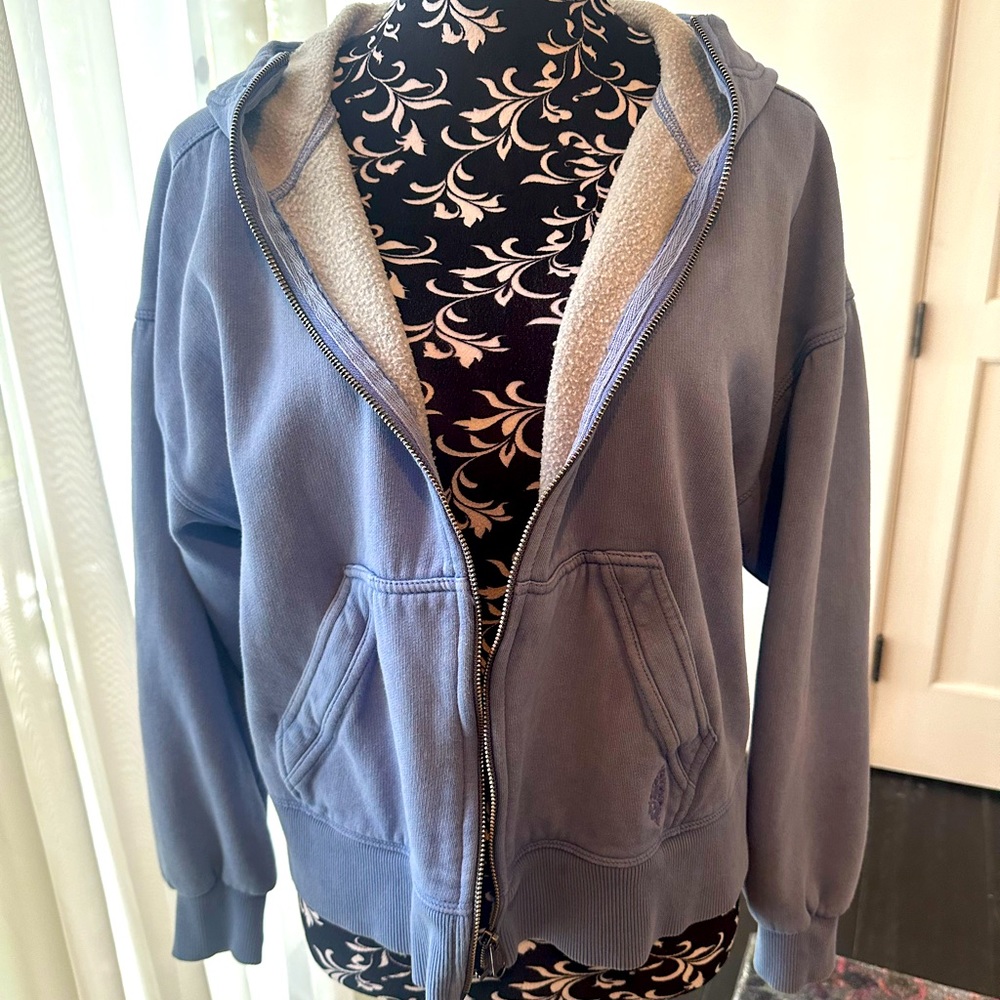 Free People Hoodie Sky Blue